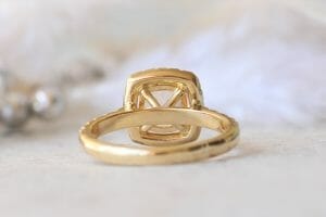 morganite and diamonds