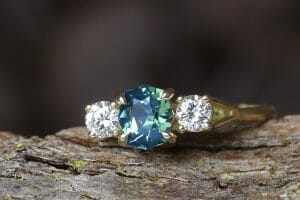 sapphire and diamonds