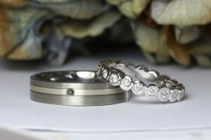 zirconium, gold, diamonds