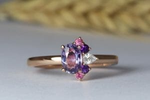 Amethyst sapphire diamond