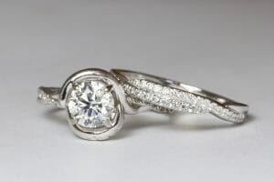 Titanium, gold and diamonds