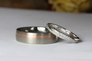 Titanium, gold and diamonds