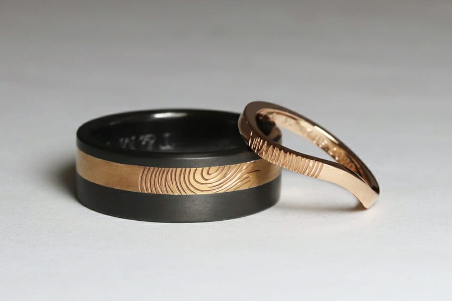 Zirconium rose gold