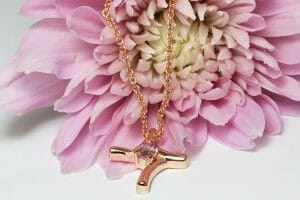 Pink sapphire rose gold