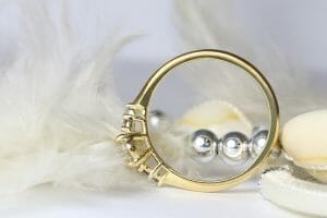 Lab and salt and pepper diamonds