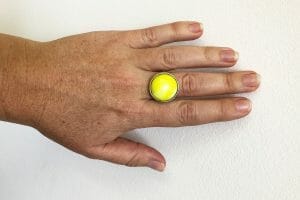 Yellow Rosarita ring
