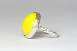 Yellow Rosarita ring