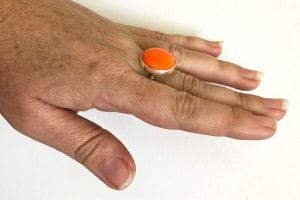 Orange rosarita ring