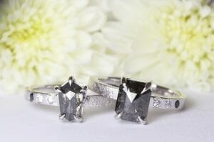 Salt and pepper diamonds