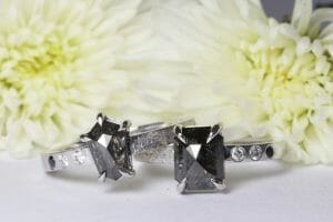 Salt and pepper diamonds