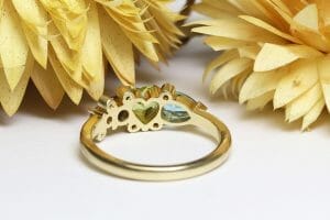 sapphire, peridot, topaz
