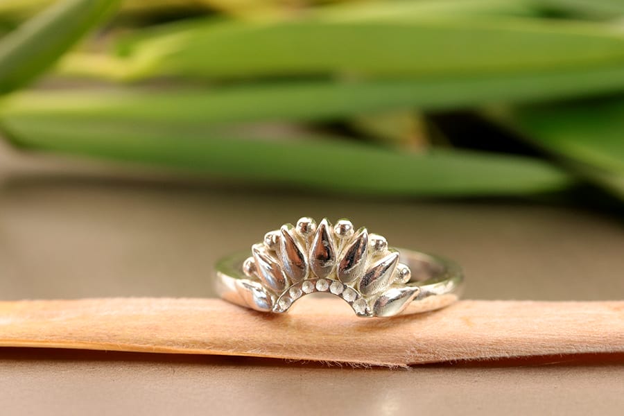 sterling silver headdress ring